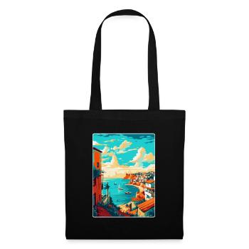 Lagos Portugal Vintage Travel Poster Souvenir WPA - Tote Bag - black - Front