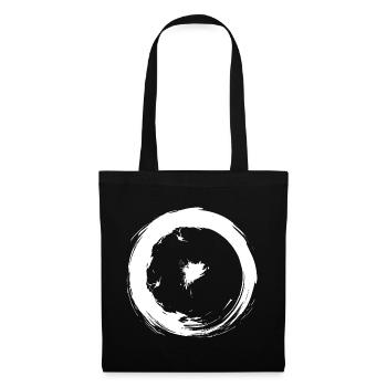 Astronomische Symbole Sonne Symbol Design weiß - Stoffbeutel - Schwarz - Vorne