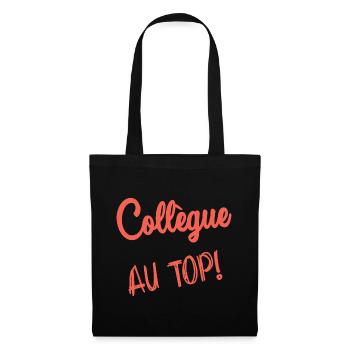 COLLEAGUE. START. EMPLOYMENT. HUMOR. MANAGER. CHIEF - Tote Bag - black - Front