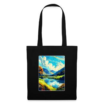 Lake District England Uk Vintage Travel Poster WPA - Tote Bag - black - Front