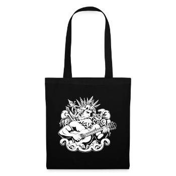 Neptune with guitar - Tote Bag - black - Front