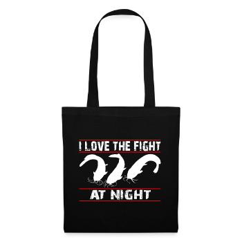 I poisson-chat - pêcheur de poisson-chat - Sac en tissu - noir - Devant