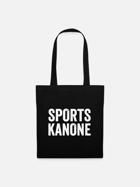 Sportskanone - Stoffbeutel - Schwarz