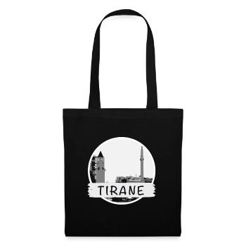 Tirana City - Stoffbeutel - Schwarz - Vorne