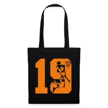 NUMBER 19 BASKETBALL 19TH BIRTHDAY - Tote Bag - black - Front