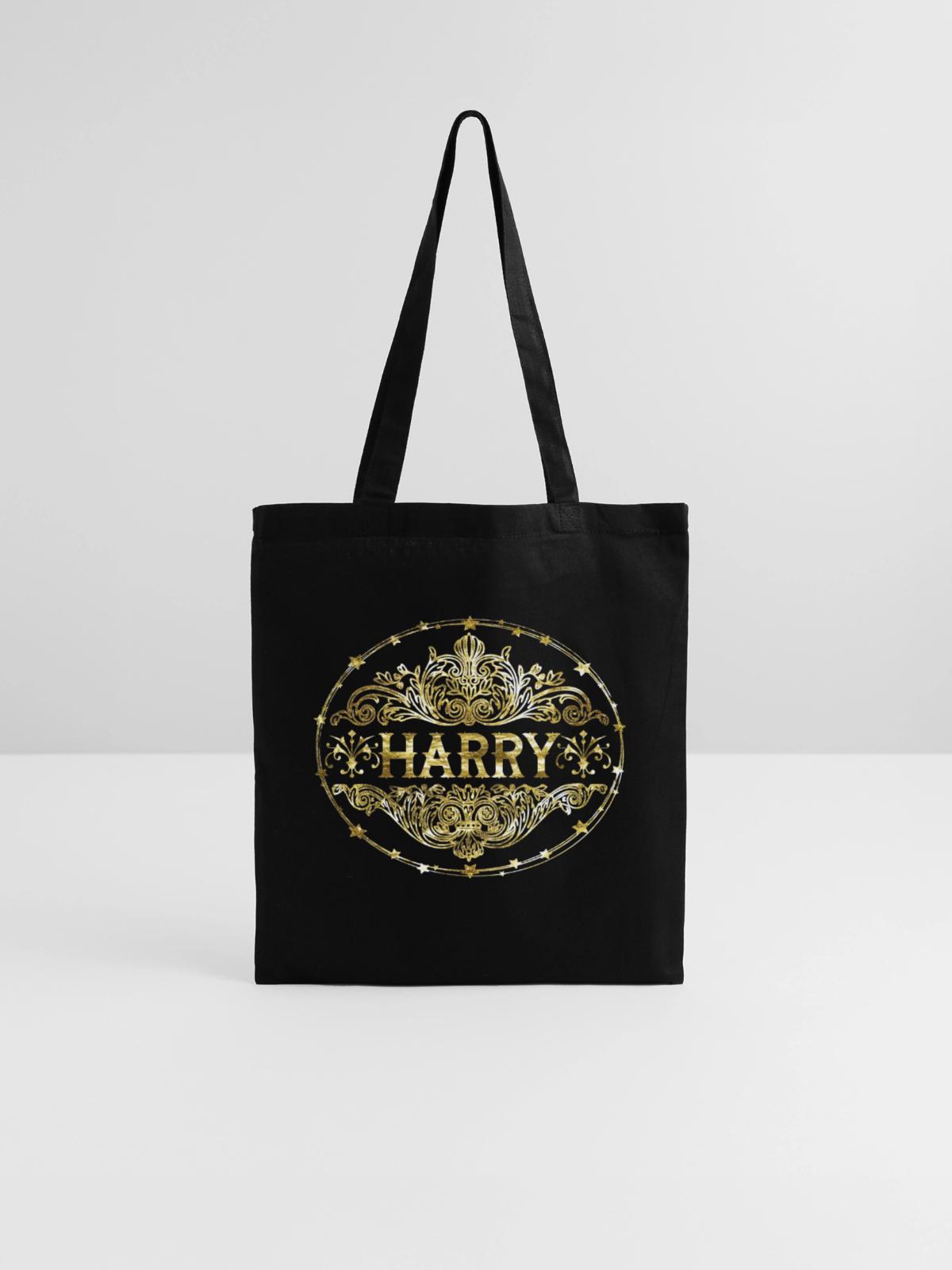 Harry - Stoffbeutel - Schwarz - Vorne