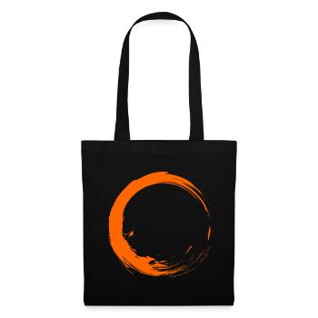 Kreis Bürste Design Neu Geschenk Vektor Form - Stoffbeutel - Schwarz - Vorne