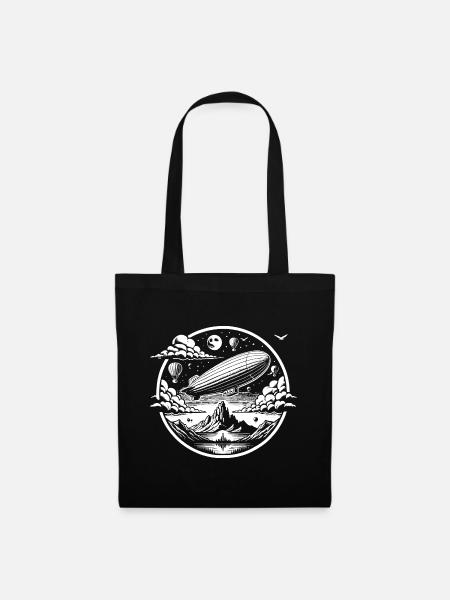 Airship Logo - Tote Bag - black