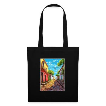 Colonia Del Sacramento Vintage Reiseposter WPA - Stoffbeutel - Schwarz - Vorne