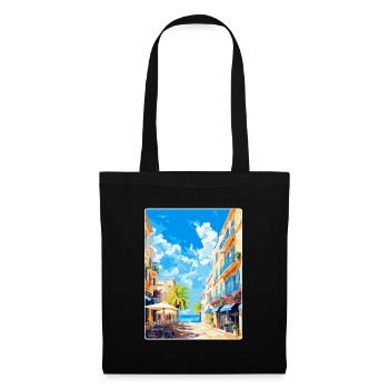 Palma De Mallorca Spanien Vintage Reiseplakat WPA - Stoffbeutel - Schwarz - Vorne