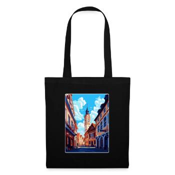 Weimar Germany Vintage Travel Poster Souvenir WPA - Tote Bag - black - Front