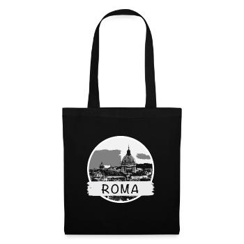 Roma City - Stoffbeutel - Schwarz - Vorne