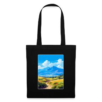 Mount Ida Greece Vintage Travel Poster Souvenir - Tote Bag - black - Front