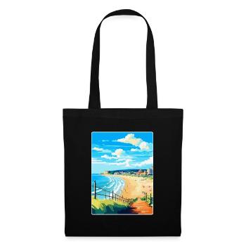Bournemouth Dorset Vintage Travel Poster Souvenir - Tote Bag - black - Front