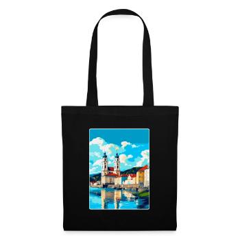 Passau Germany Vintage Travel Poster Souvenir WPA - Tote Bag - black - Front