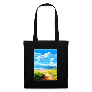 Northumberland Vintage Travel Poster Souvenir WPA - Tote Bag - black - Front