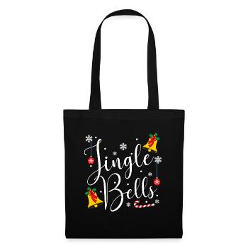 Jingle Bells - Stoffbeutel - Schwarz - Vorne
