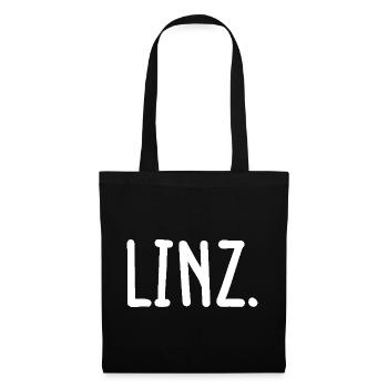 Linz Österreich Austria Fancy - Stoffbeutel - Schwarz - Vorne