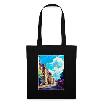 Chipping Norton England Uk Travel Poster Souvenir - Tote Bag - black - Front
