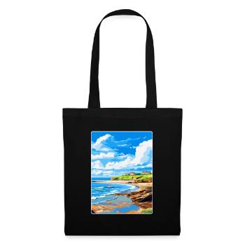 Bude Cornwall, England, Vereinigtes Königreich, Reiseposter, Souvenir - Stoffbeutel - Schwarz - Vorne