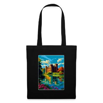 Hever Castle Angleterre Royaume-Uni Affiche de voyage Souvenir WPA - Sac en tissu - noir - Devant