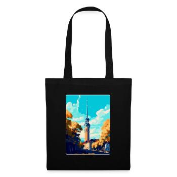 Dortmund Germany Vintage Travel Poster Souvenir - Tote Bag - black - Front