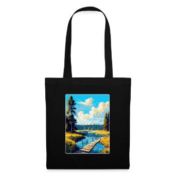 Bory Tucholskie Poland Vintage Travel Poster WPA - Tote Bag - black - Front