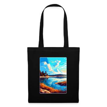 Warta Mouth Poland Vintage Travel Poster Souvenir - Tote Bag - black - Front