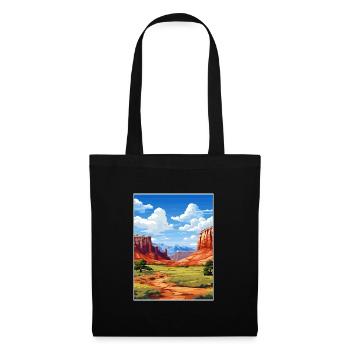 Capitol Reef National Park Vintage Reiseposter - Stoffbeutel - Schwarz - Vorne