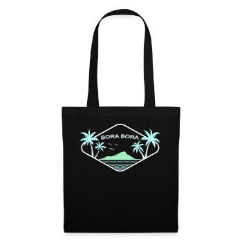 Bora Bora Island Idyll Logo - Tote Bag - black - Front