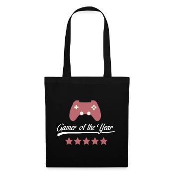 Gamer des Jahres Controller - Stoffbeutel - Schwarz - Vorne