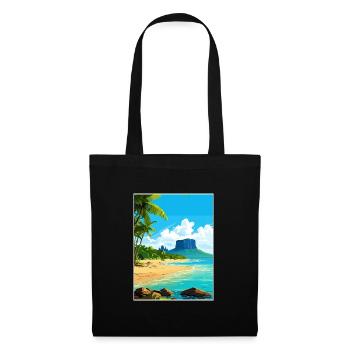 Mauritius Ostafrika Vintage Reiseposter WPA - Stoffbeutel - Schwarz - Vorne