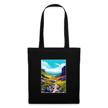 Hohe Tasse Nick Cumbria Vintage Reiseposter WPA - Stoffbeutel - Schwarz - Vorne