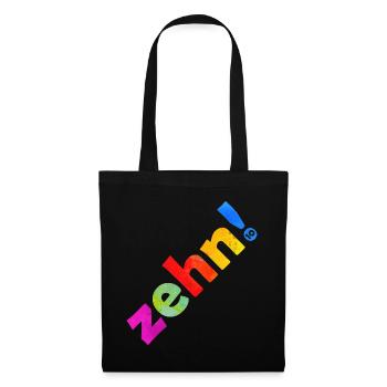 ZEHN 10 JAHRE 10. GEBURTSTAG - Stoffbeutel - Schwarz - Vorne