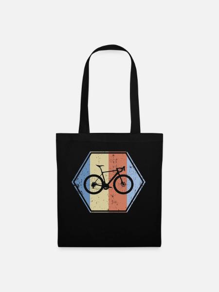 Fahrrad - Stoffbeutel - Schwarz