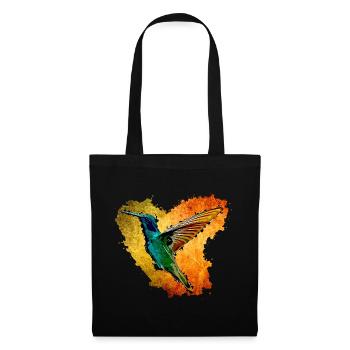 Kolibri - Stoffbeutel - Schwarz - Vorne