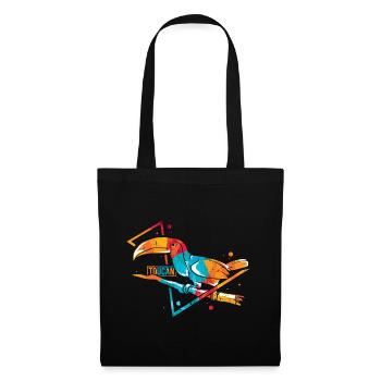 Tukan Toucan Toukan - Stoffbeutel - Schwarz - Vorne