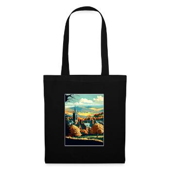 Tolles Malvern England Vintage Reiseposter WPA - Stoffbeutel - Schwarz - Vorne