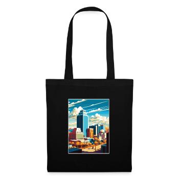 Tucson Arizona Vintage Reiseposter WPA Souvenir - Stoffbeutel - Schwarz - Vorne