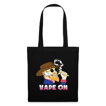 Vape On - Stoffbeutel - Schwarz - Vorne