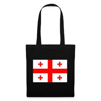 Georgien - Stoffbeutel - Schwarz - Vorne