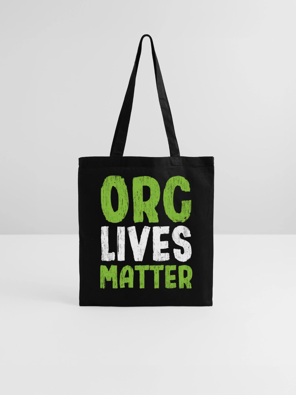 Orc Lives Matter - Stoffbeutel - Schwarz - Vorne