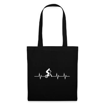 Heartbeat BMX - Stoffbeutel - Schwarz - Vorne