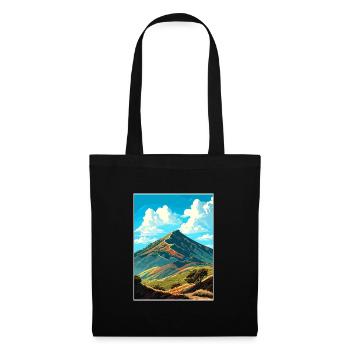 Mount Diablo California Vintage Reiseposter WPA - Stoffbeutel - Schwarz - Vorne