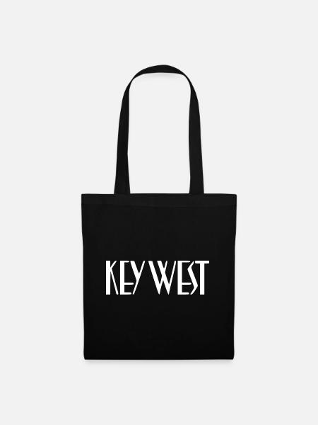 Key West Florida - Stoffbeutel - Schwarz
