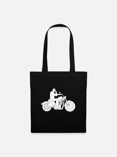 Biker - Stoffbeutel - Schwarz