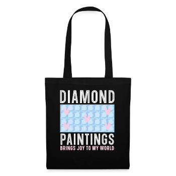 Diamantmalerei Handwerkszeug Diamantmaler - Stoffbeutel - Schwarz - Vorne