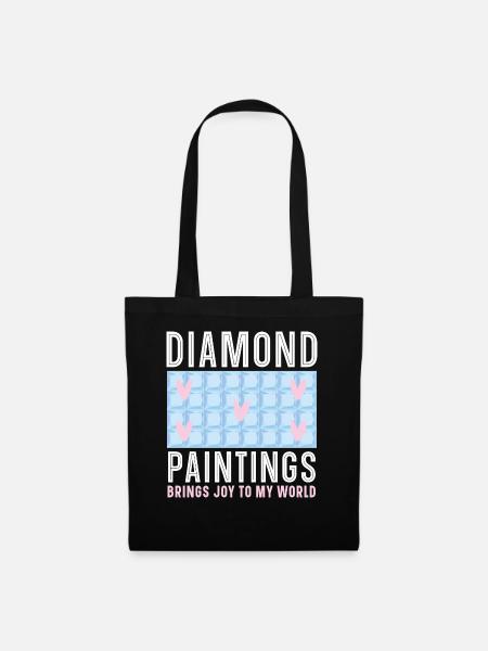 Diamantmalerei Handwerkszeug Diamantmaler - Stoffbeutel - Schwarz