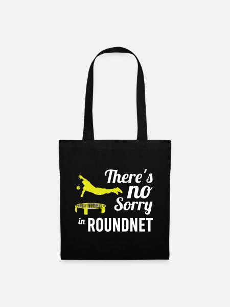 Roundnet Trampolin Ball Roundnet Spiel - Stoffbeutel - Schwarz