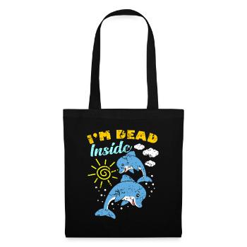 Dead Inside - Stoffbeutel - Schwarz - Vorne